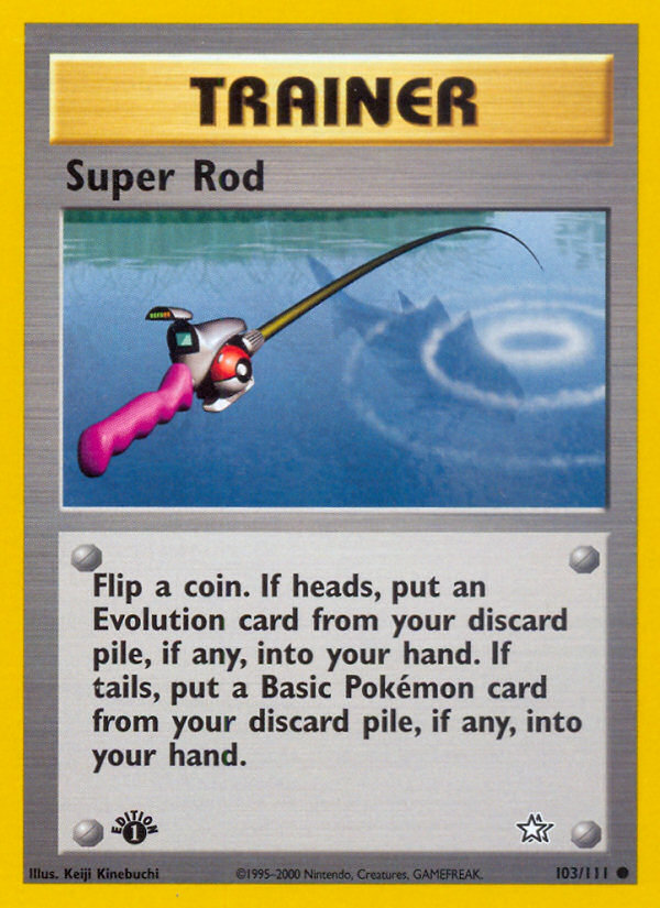 Super Rod (103/111) [Neo Genesis 1st Edition] | Dumpster Cat Games