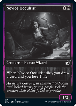 Novice Occultist [Innistrad: Double Feature] | Dumpster Cat Games