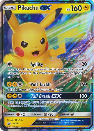 Pikachu GX (SM232) (Jumbo Card) [Sun & Moon: Black Star Promos] | Dumpster Cat Games