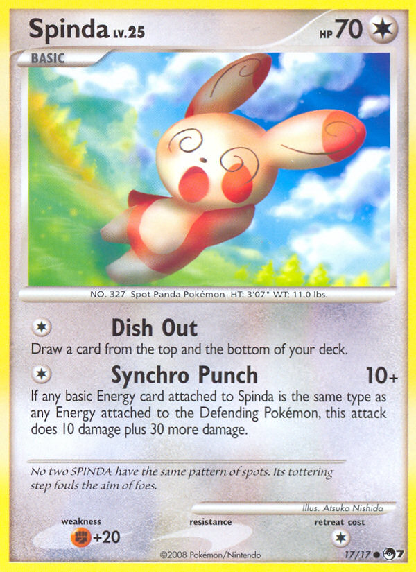 Spinda (17/17) [POP Series 7] | Dumpster Cat Games