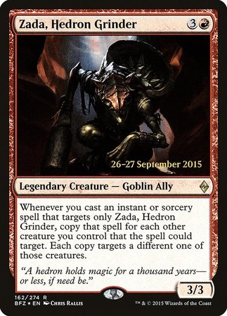 Zada, Hedron Grinder [Battle for Zendikar Promos] | Dumpster Cat Games