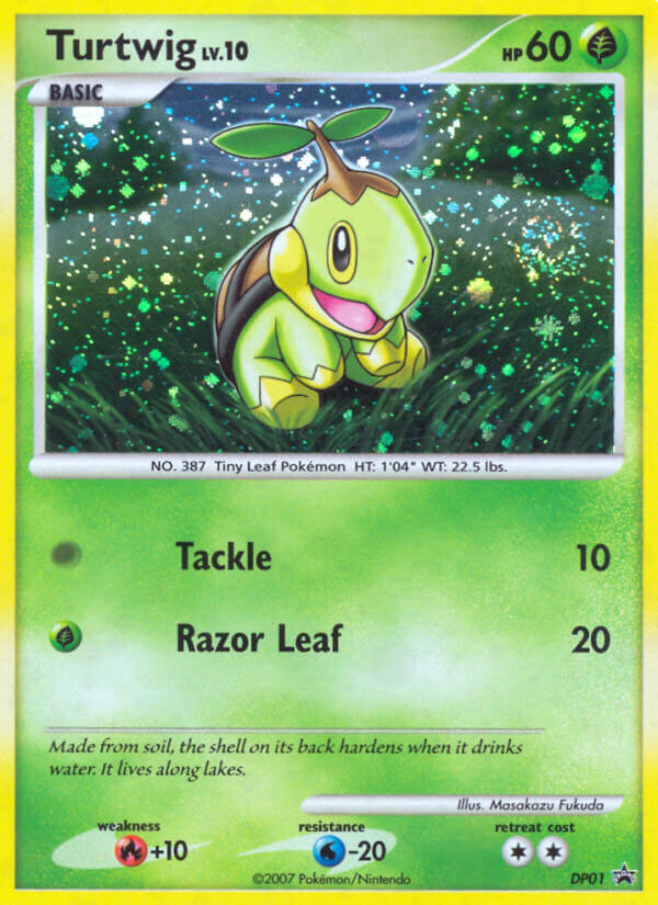 Turtwig (DP01) [Diamond & Pearl: Black Star Promos] | Dumpster Cat Games