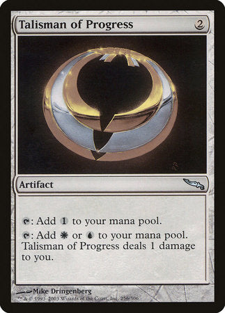 Talisman of Progress [Mirrodin] | Dumpster Cat Games