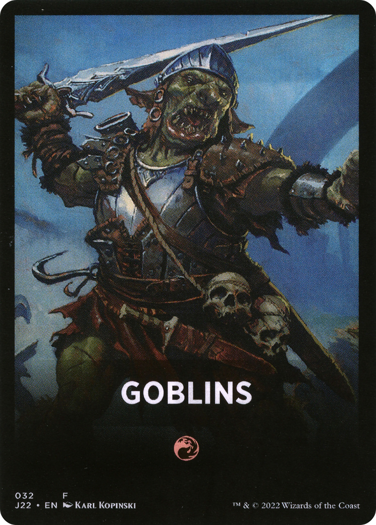 Goblins Theme Card [Jumpstart 2022 Front Cards] | Dumpster Cat Games