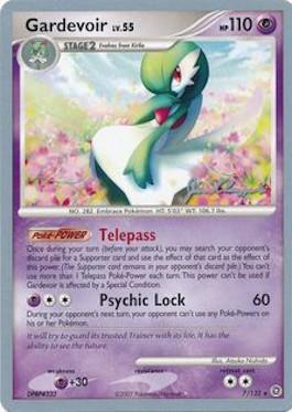 Gardevoir LV.55 (7/132) (Psychic Lock - Jason Klaczynski) [World Championships 2008] | Dumpster Cat Games