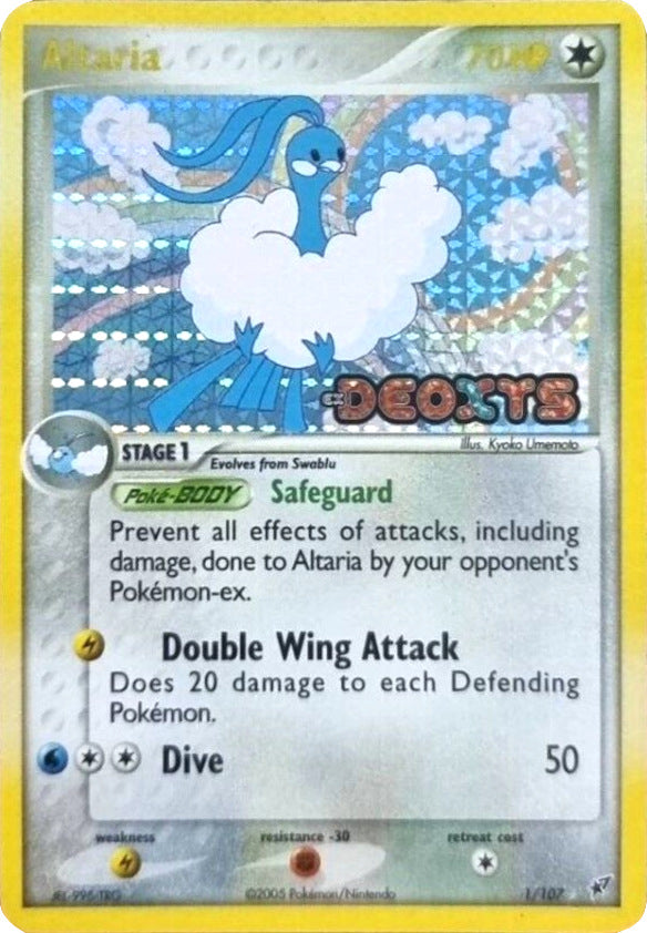 Altaria (1/107) (Stamped) [EX: Deoxys] | Dumpster Cat Games