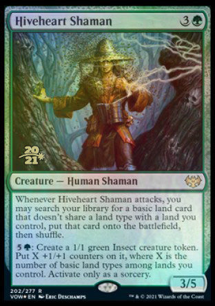 Hiveheart Shaman [Innistrad: Crimson Vow Prerelease Promos] | Dumpster Cat Games