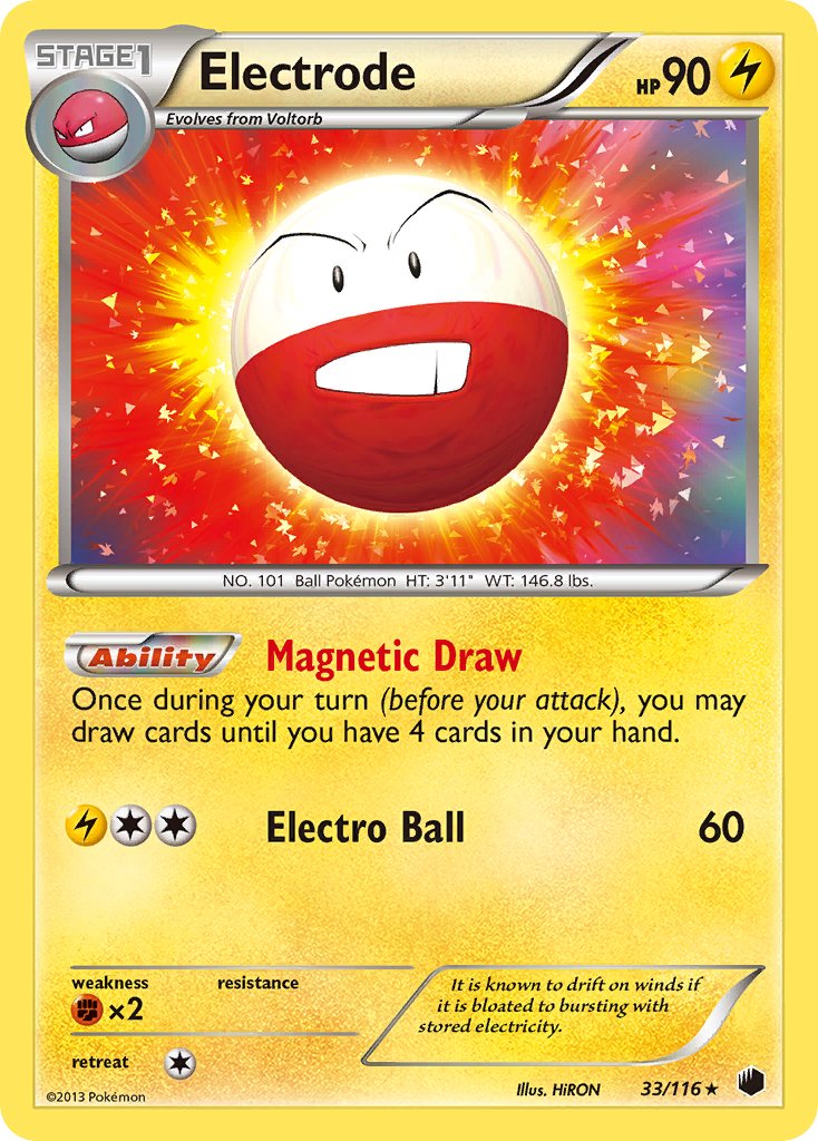 Electrode (33/116) (Theme Deck Exclusive) [Black & White: Plasma Freeze] | Dumpster Cat Games