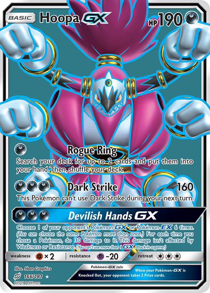 Hoopa GX (166/181) [Sun & Moon: Team Up] | Dumpster Cat Games