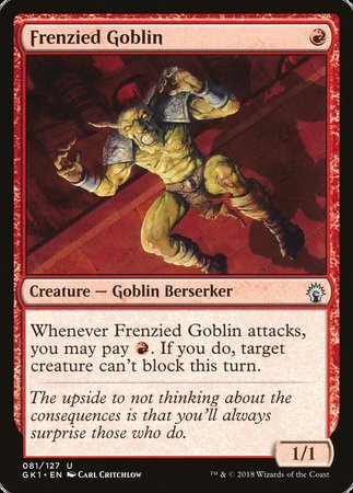 Frenzied Goblin [GRN Guild Kit] | Dumpster Cat Games