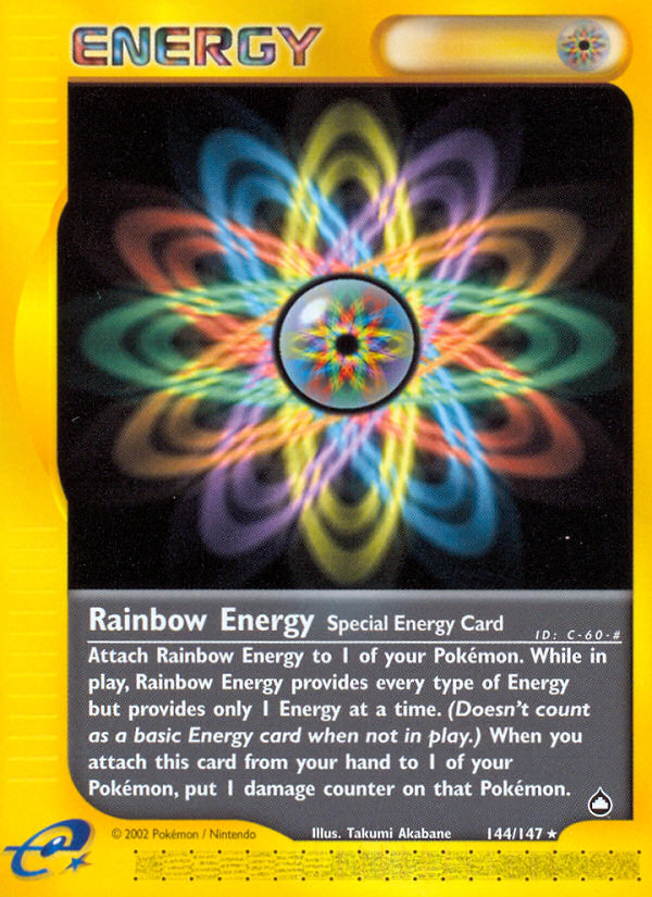 Rainbow Energy (144/147) [Aquapolis] | Dumpster Cat Games