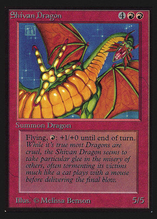 Shivan Dragon (IE) [Intl. Collectors’ Edition] | Dumpster Cat Games