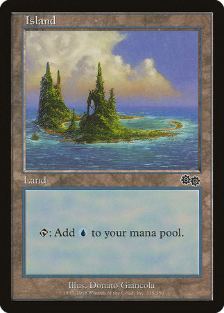 Island (338) [Urza's Saga] | Dumpster Cat Games