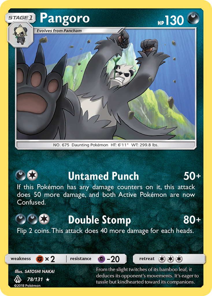 Pangoro (78/131) [Sun & Moon: Forbidden Light] | Dumpster Cat Games