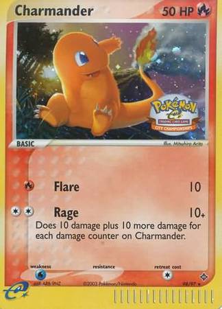 Charmander (98/97) (City Championship Promo) [EX: Dragon] | Dumpster Cat Games