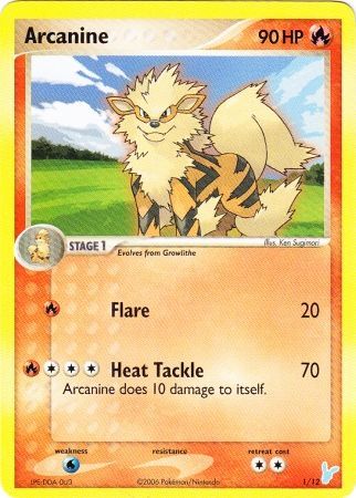 Arcanine (1/12) [EX: Trainer Kit 2 - Minun] | Dumpster Cat Games