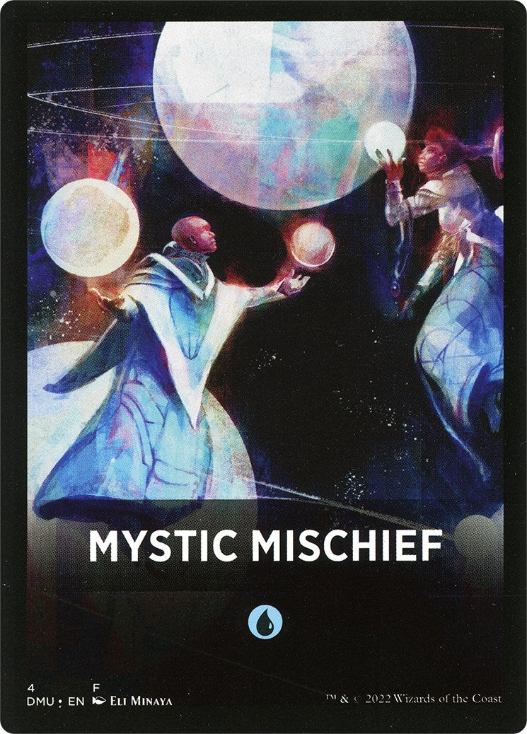 Mystic Mischief Theme Card [Dominaria United Tokens] | Dumpster Cat Games