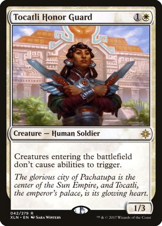 Tocatli Honor Guard [Ixalan Promos] | Dumpster Cat Games