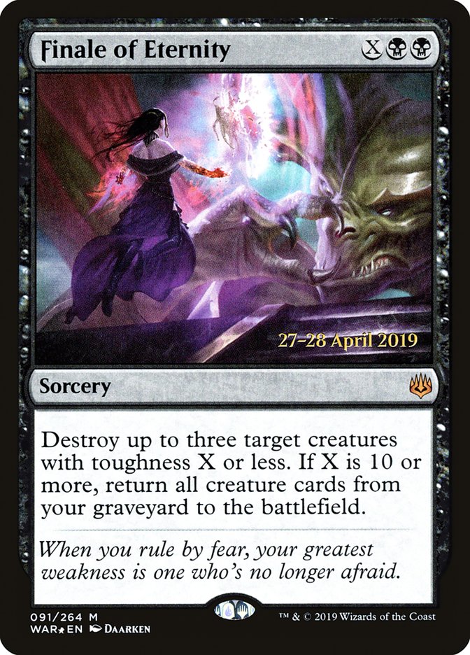 Finale of Eternity  [War of the Spark Prerelease Promos] | Dumpster Cat Games