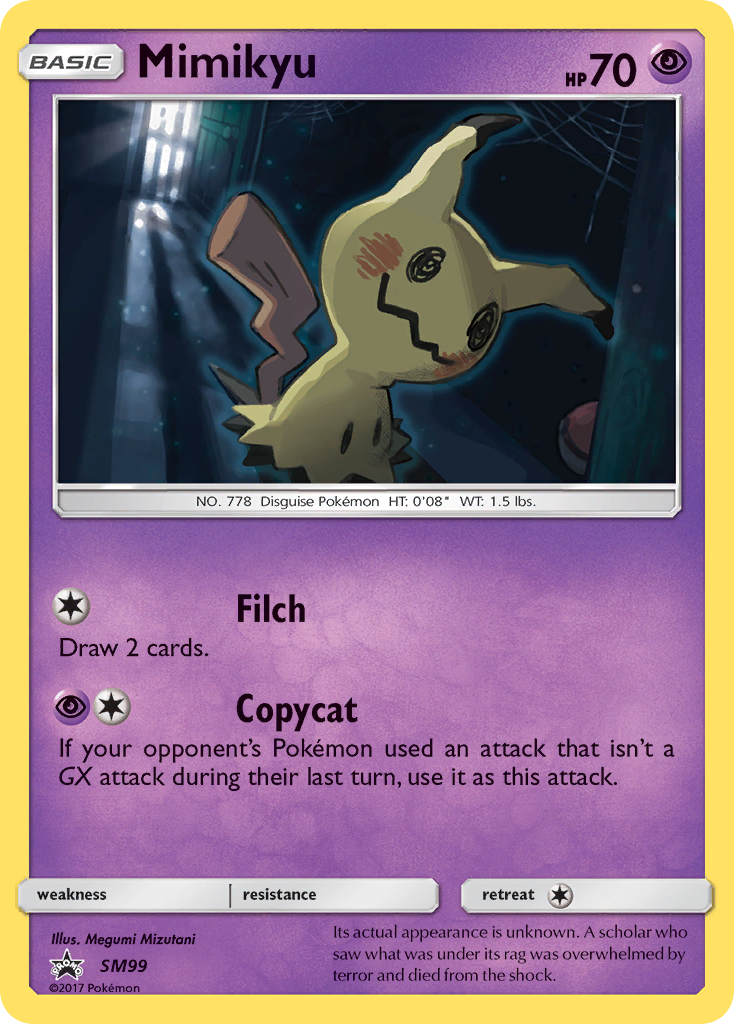 Mimikyu (SM99) [Sun & Moon: Black Star Promos] | Dumpster Cat Games