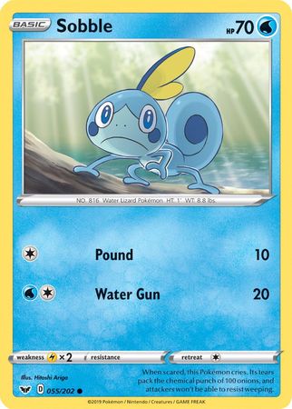 Sobble (055/202) (Premium Collection) [Sword & Shield: Base Set] | Dumpster Cat Games