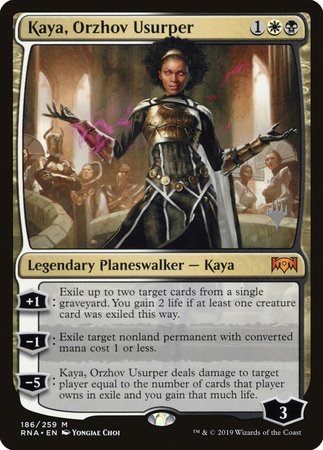 Kaya, Orzhov Usurper [Ravnica Allegiance Promos] | Dumpster Cat Games