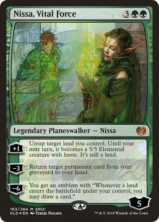 Nissa, Vital Force (SDCC 2018 EXCLUSIVE) [San Diego Comic-Con 2018] | Dumpster Cat Games