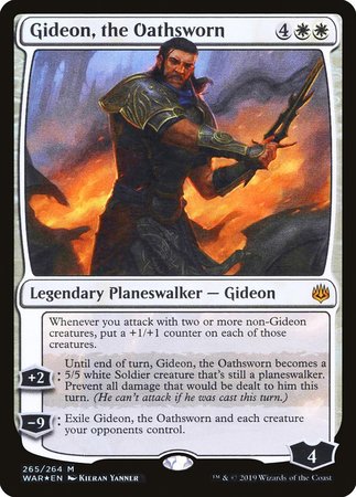 Gideon, the Oathsworn [War of the Spark] | Dumpster Cat Games