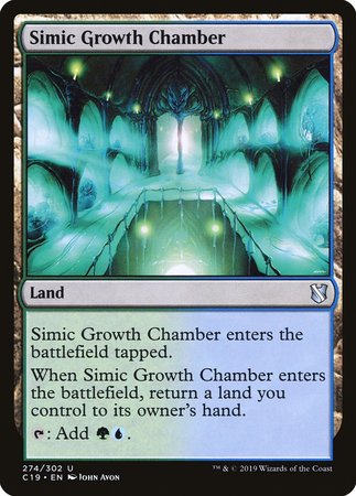 Simic Growth Chamber [Commander 2019] | Dumpster Cat Games