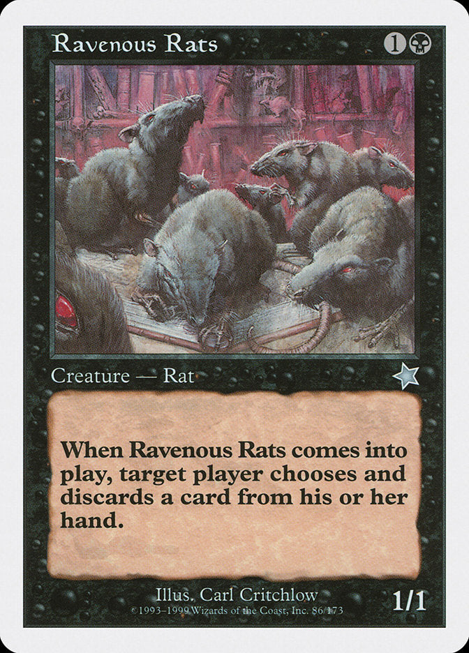 Ravenous Rats [Starter 1999] | Dumpster Cat Games