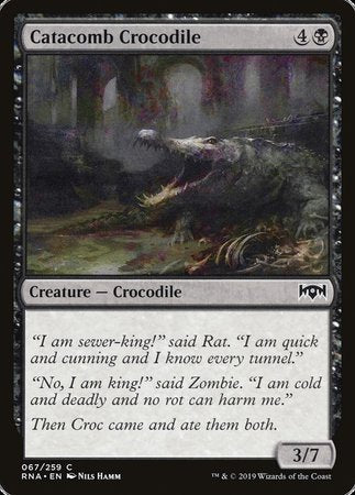 Catacomb Crocodile [Ravnica Allegiance] | Dumpster Cat Games