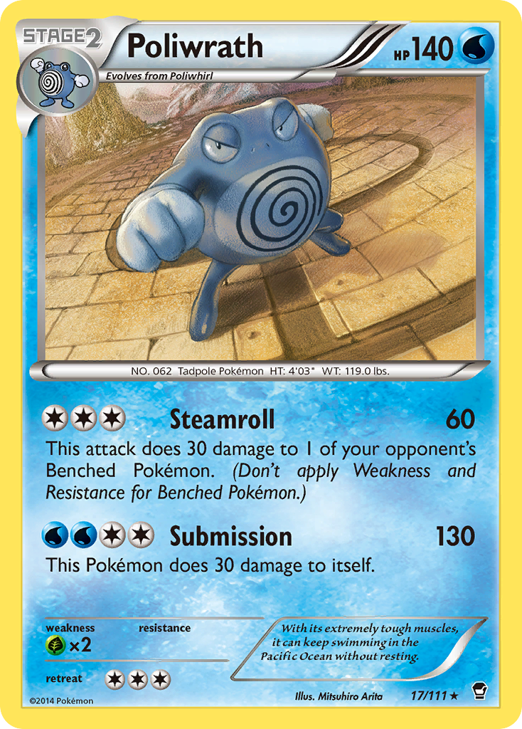 Poliwrath (17/111) [XY: Furious Fists] | Dumpster Cat Games