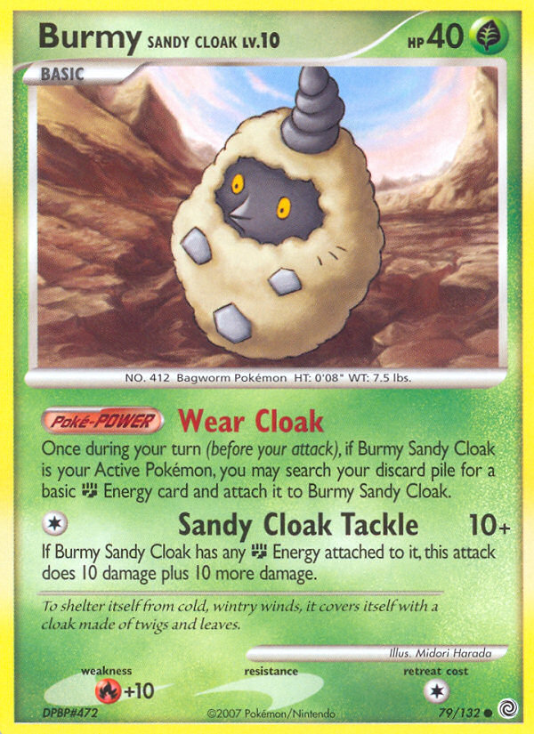 Burmy Sandy Cloak (79/132) [Diamond & Pearl: Secret Wonders] | Dumpster Cat Games