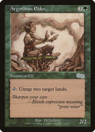 Argothian Elder [Urza's Saga] | Dumpster Cat Games