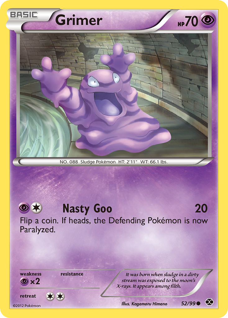 Grimer (52/99) [Black & White: Next Destinies] | Dumpster Cat Games