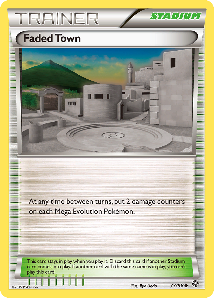 Faded Town (73/98) [XY: Ancient Origins] | Dumpster Cat Games