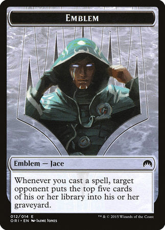 Emblem - Jace, Telepath Unbound [Magic Origins Tokens] | Dumpster Cat Games