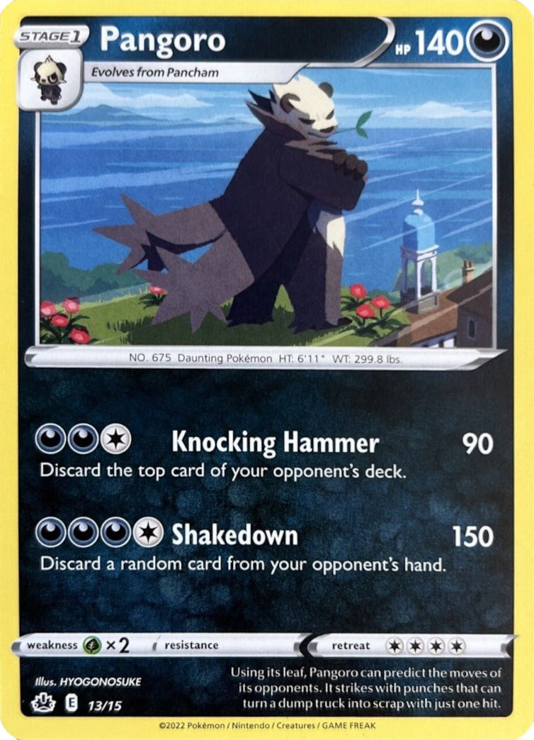 Pangoro (13/15) [McDonald's Promos: Match Battle] | Dumpster Cat Games