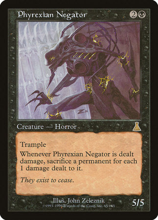 Phyrexian Negator [Urza's Destiny] | Dumpster Cat Games