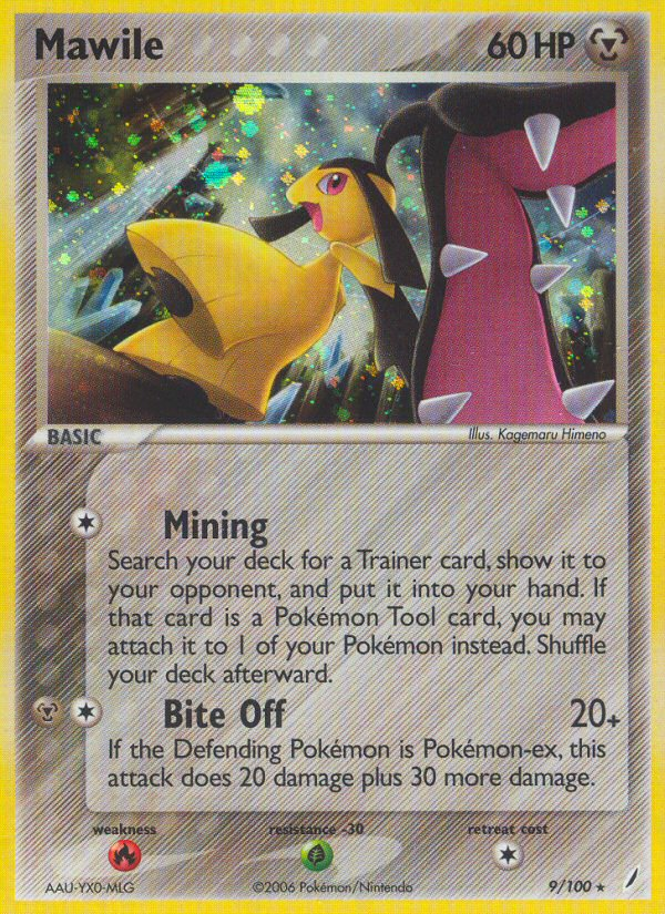 Mawile (9/100) [EX: Crystal Guardians] | Dumpster Cat Games