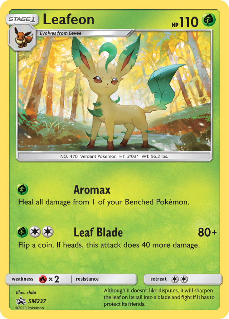 Leafeon (SM237) [Sun & Moon: Black Star Promos] | Dumpster Cat Games