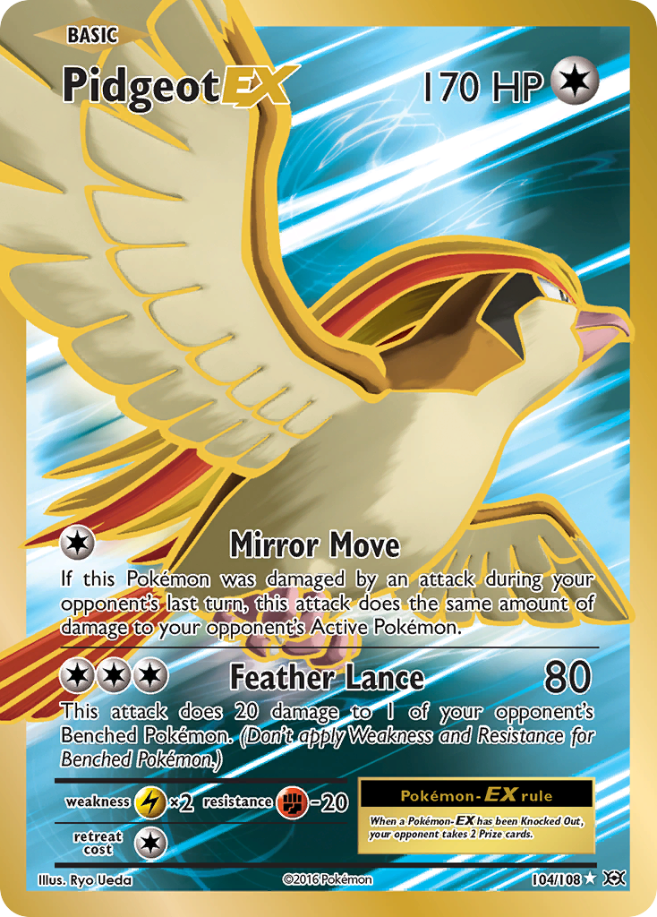 Pidgeot EX (104/108) [XY: Evolutions] | Dumpster Cat Games