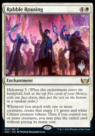 Rabble Rousing (Promo Pack) [Streets of New Capenna Promos] | Dumpster Cat Games