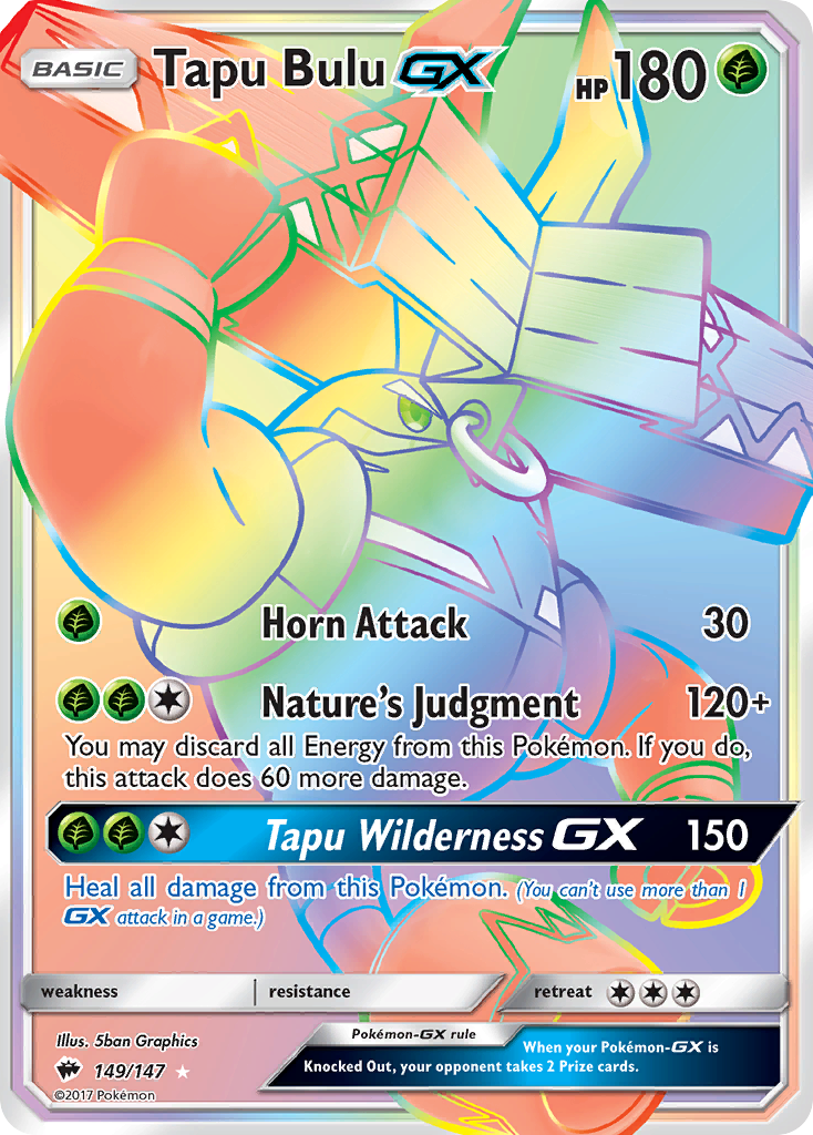 Tapu Bulu GX (149/147) [Sun & Moon: Burning Shadows] | Dumpster Cat Games