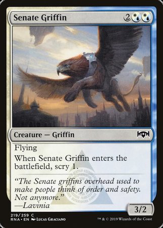 Senate Griffin [Ravnica Allegiance] | Dumpster Cat Games