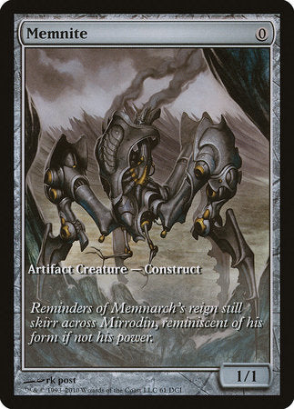 Memnite [Scars of Mirrodin Promos] | Dumpster Cat Games