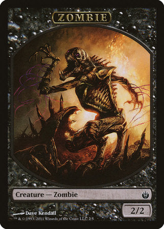 Zombie Token [Mirrodin Besieged Tokens] | Dumpster Cat Games