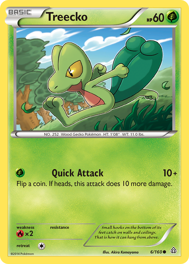 Treecko (6/160) [XY: Primal Clash] | Dumpster Cat Games