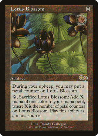 Lotus Blossom [Urza's Saga] | Dumpster Cat Games