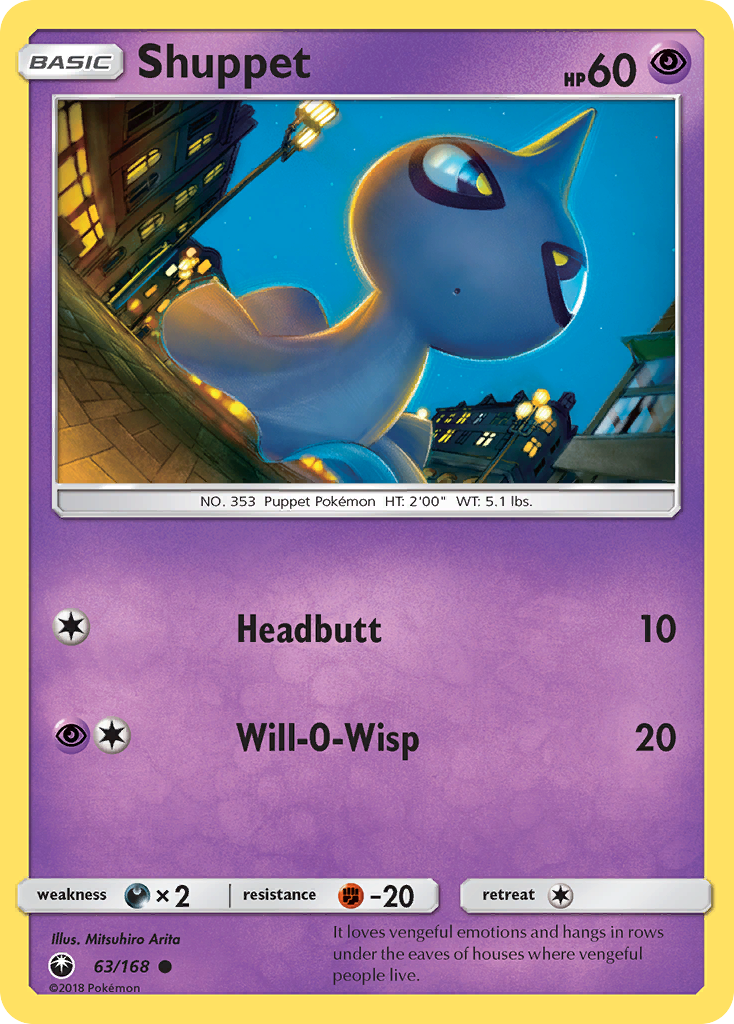 Shuppet (63/168) [Sun & Moon: Celestial Storm] | Dumpster Cat Games